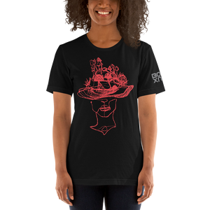 SILHOUETTE LADY RED Short-Sleeve Unisex T-Shirt